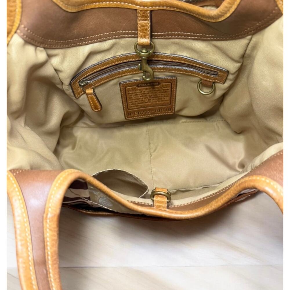 Y2K Coach 10810 Signature Patchwork Ergo Tote & 40529 Wristlet - Picture 5 of 14